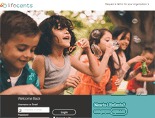 Tablet Screenshot of mylifecents.com
